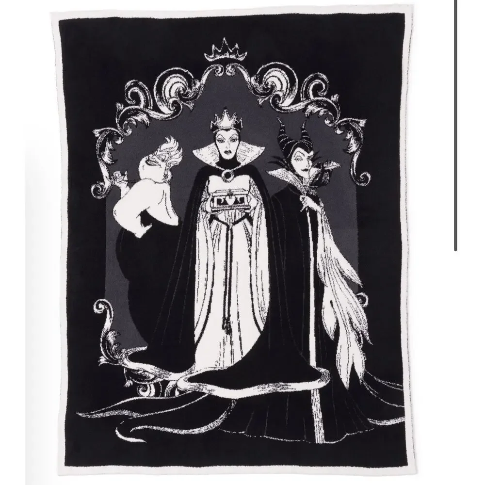 Barefoot Dreams Disney CozyChic Villains Throw Blanket 45 X 60 New